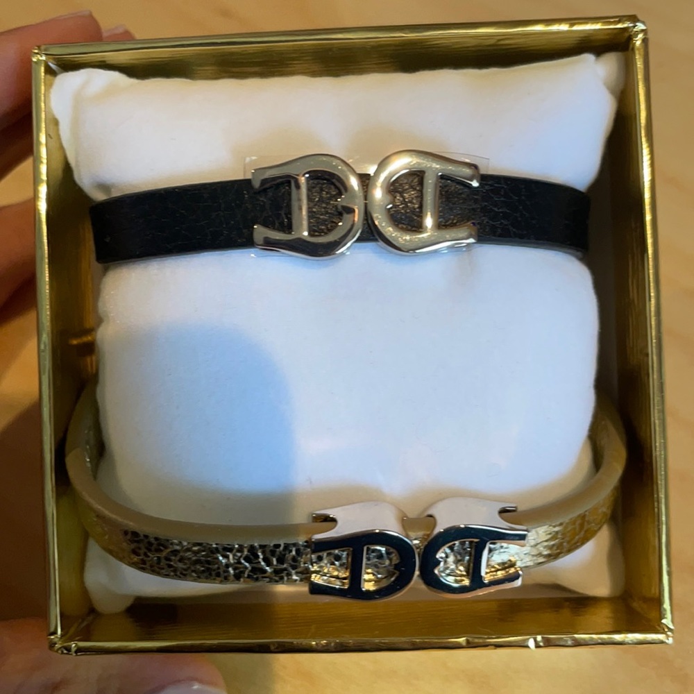 Aigner leather bracelets. Never worn!